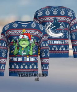 Personalized Vancouver Canucks NHL Ugly Christmas Sweater