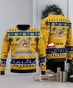 Personalized Weihenstephan Beer Christmas Gift Christmas Sweater Jumper