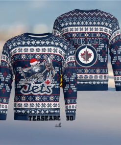 Personalized Winnipeg Jets NHL Ugly Christmas Sweater