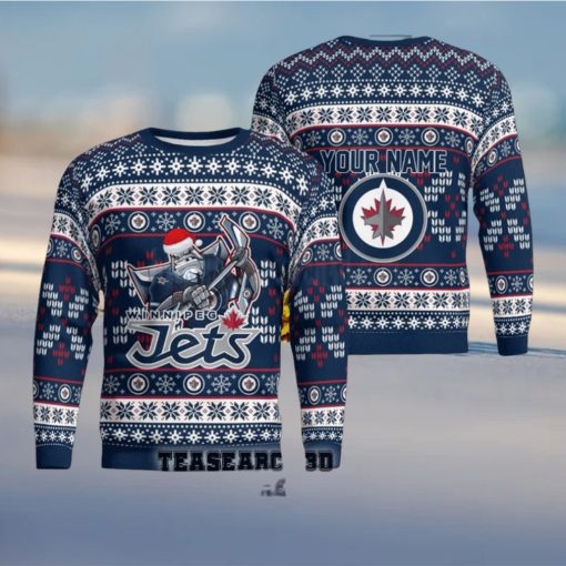 Personalized Winnipeg Jets NHL Ugly Christmas Sweater