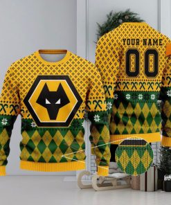 Personalized Wolverhampton Wanderers 3D Ugly Christmas Sweater
