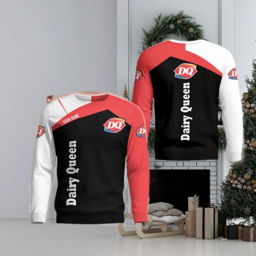 Personalized dairy queen Christmas Sweatshirt Brands Hot AOP Gift For Men And Women