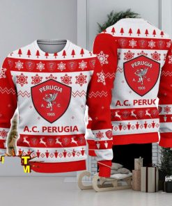 Perugia Team Football Lega Serie A Ugly Christmas Sweater Christmas Gift