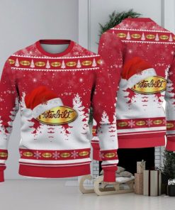 Peterbilt Logo Wearing Santa Hat Christmas Gift Ugly Christmas Sweater Christmas Gift Ideas
