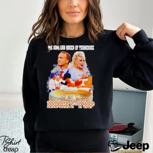 Peyton Manning Dolly Parton Rocky Top the King and Queen of Tennessee shirt