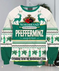 Pfeffi Brewery Light Green 3D Ugly Christmas Sweater