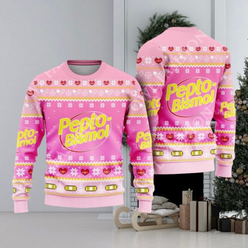 Pharmacy Nurse Medical pepto bismol pink Ugly Christmas Sweater