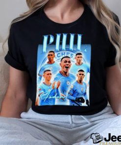 Phil Foden Manchester City vintage photo shirt