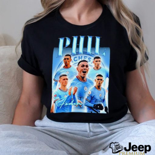 Phil Foden Manchester City vintage photo shirt