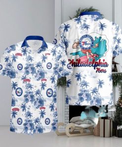 Philadelphia 76Ers National Basketball Hawaiian Shirt Association