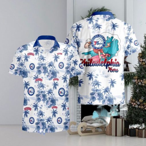 Philadelphia 76Ers National Basketball Hawaiian Shirt Association