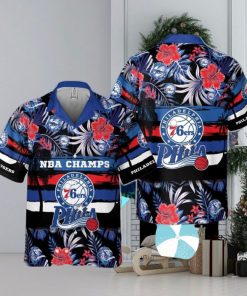 Philadelphia 76Ers National Basketball Hawaiian Shirt