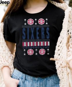 Philadelphia 76ers Homage Unisex Holiday Raglan Shirt