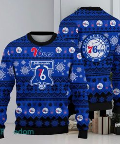 Philadelphia 76ers National Basketball 3D Ugly Christmas Sweater Men And Women Gift