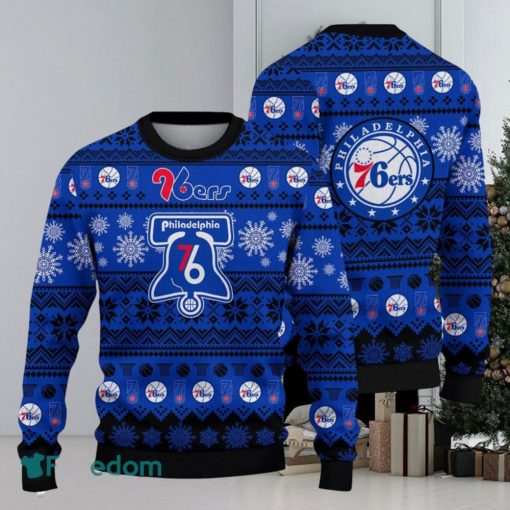 Philadelphia 76ers National Basketball 3D Ugly Christmas Sweater Men And Women Gift