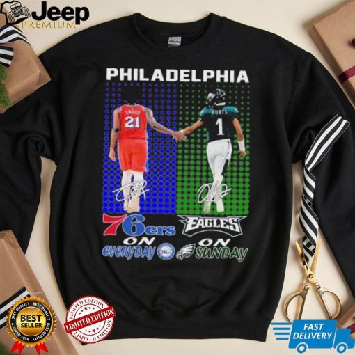 Philadelphia 76ers On Everyday Philadelphia On Sunday Shirt