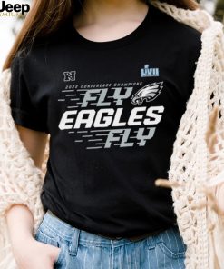 Philadelphia Eagles 2022 NFC Champions LVII Super Bowl team Slogan fly Eagles fly shirt