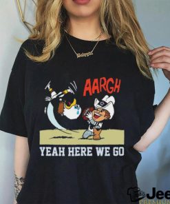 Philadelphia Eagles And Dallas Cowboys Argh Yeah here We Go Mascot Shirt