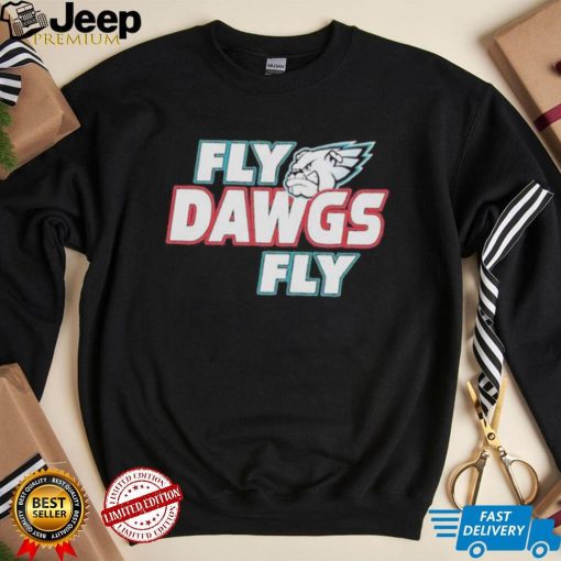 Philadelphia Eagles And Georgia Bulldogs Fly Dawgs Fly Shirt