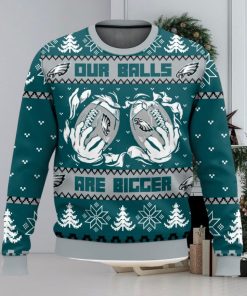 Philadelphia Eagles Ball Ugly Sweater 3D Printed Men And Women Christmas Gift