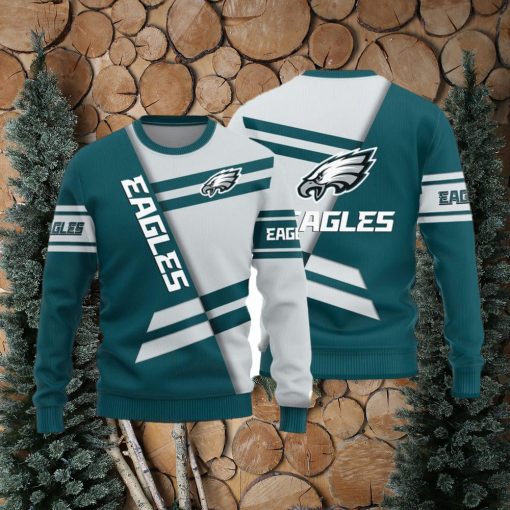 Philadelphia Eagles Basic Pattern Knitted Sweater For Christmas