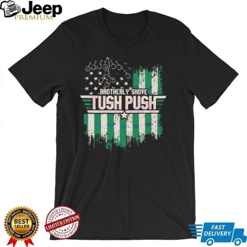 Philadelphia Eagles Brotherly Shove Tush Push vintage t shirt