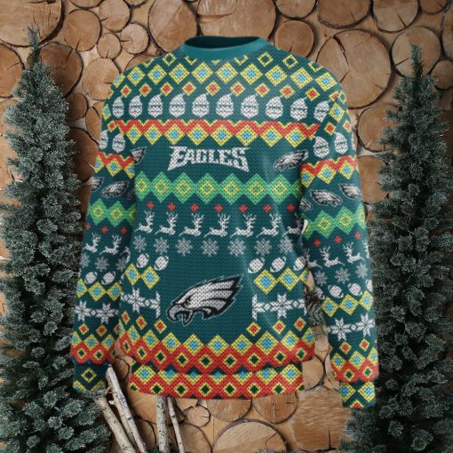 Philadelphia Eagles Colorful Ugly Christmas Sweater