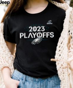 Philadelphia Eagles Fanatics Branded Heather Charcoal 2023 NFL Playoffs Shirt