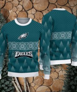 Philadelphia Eagles Fans Pattern Polar Knitted Christmas Sweater