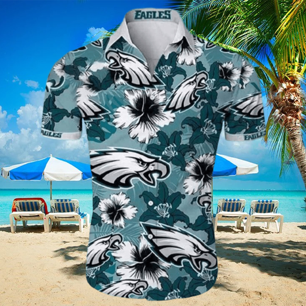 Nfl Philadelphia Eagles Hawaiian Shirt Beach Gift For Him - Shibtee Clothing