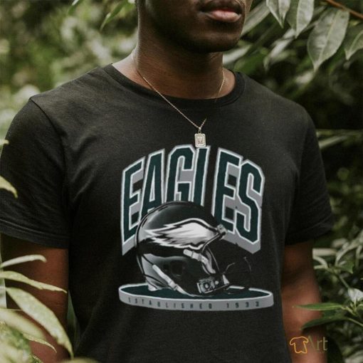 Philadelphia Eagles Helmet Platform T Shirt