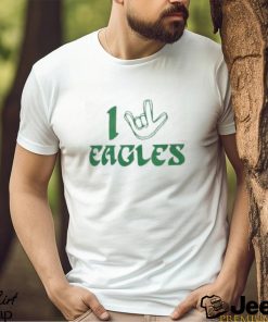 Philadelphia Eagles Homage The NFL ASL Collection by Love Sign Tri Blend T Shirt