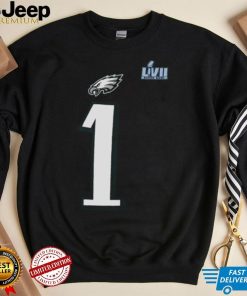 Philadelphia Eagles Jalen Hurts Nike Black Super Bowl LVII 2023 shirt