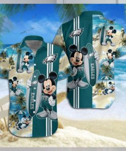 Philadelphia Eagles Mickey Mouse Hawaiian Shirt