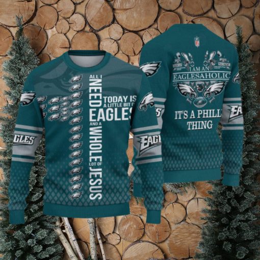 Philadelphia Eagles NFL Design 2023 Unisex Ugly Sweater