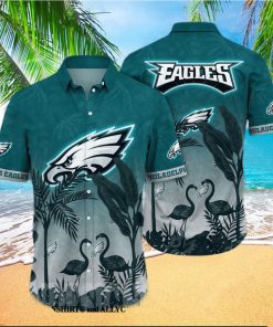 Philadelphia Eagles NFL Floral 3D Hawaiian Shirt