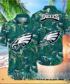 Philadelphia Eagles NFL Floral Tropical Full Printed Classic Hawaiian Shirt