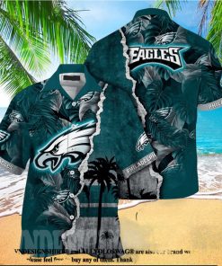 Philadelphia Eagles NFL Floral Unisex Full Printing Hawaiian Shirt