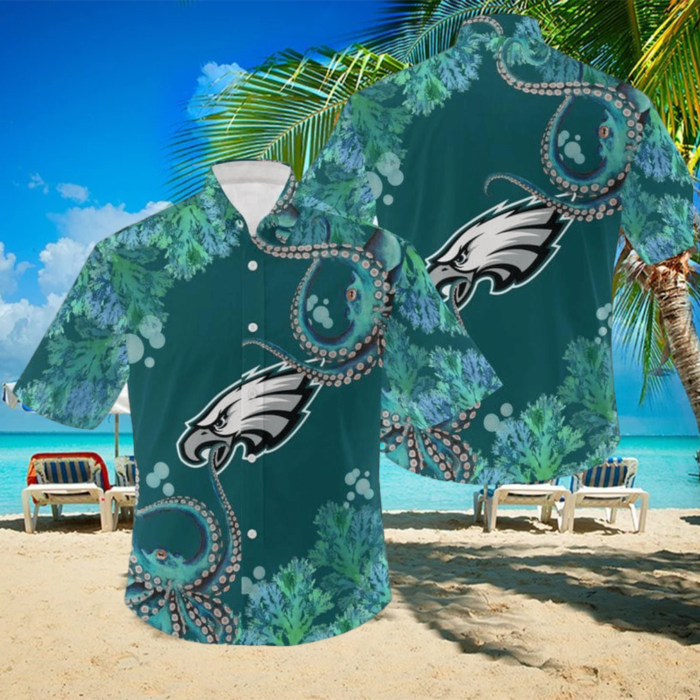 Philadelphia Eagles Retro Logo Hawaiian Shirt