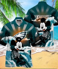 Philadelphia Eagles Nfl Custom Hawaiian Shirt Short T Shirt Hawaiian Pattern Print Style For Fans