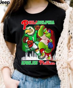 Philadelphia Eagles Phillies Mascot T Shirt