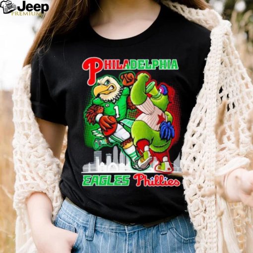 Philadelphia Eagles Phillies Mascot T Shirt