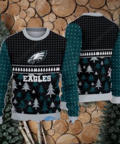 Philadelphia Eagles Pine Trees Ugly Christmas Sweater