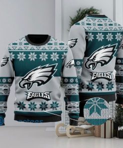 Philadelphia Eagles Snowflakes Pattern Ugly Christmas Sweater Christmas Gift