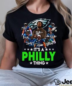 Philadelphia Eagles Team Its A Philly Thing Signatures Shirt0