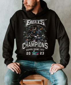 Philadelphia Eagles Team Super BOWL LVII 2023 Champions Shirt