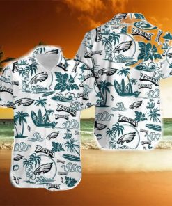 Philadelphia Eagles Traditional Hawaiian Shirt And Short For Men Gift, Short Beach For Family Christmas