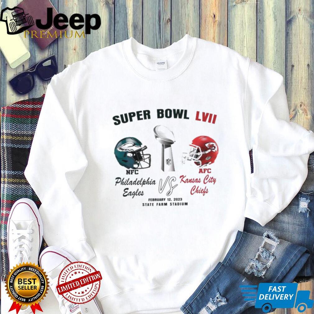 Super Bowl Lvii 2023 Shirt, Philadelphia Eagles Vs Kansas City