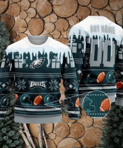 Philadelphia Eagles Woolen Christmas Ugly Sweater 3D Christmas Gifts For Fans