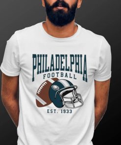 Philadelphia Eagles football est. 1933 NFL helmet logo shirt